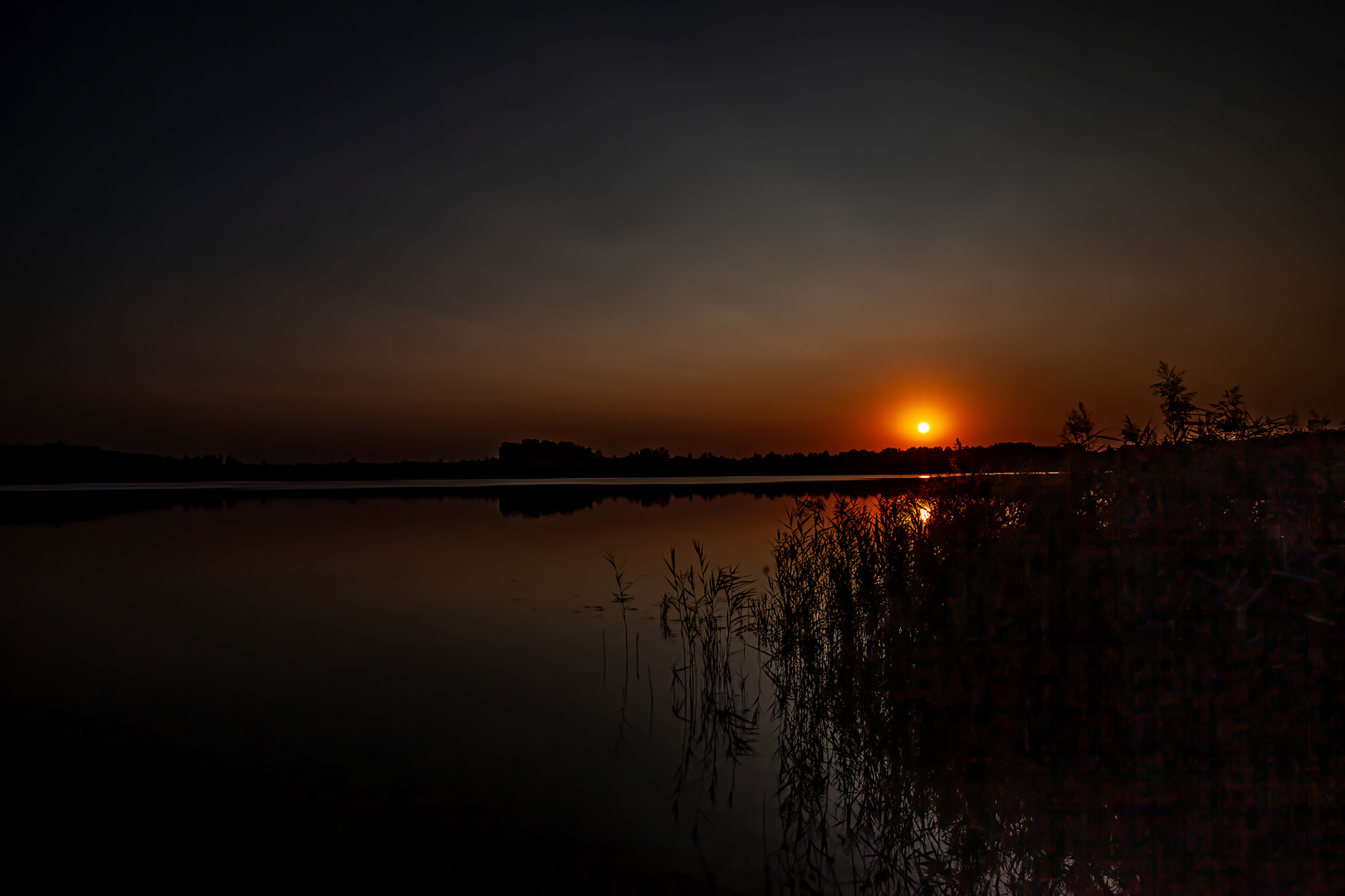 Sonnenuntergang am See (von Andreas Kubig)