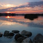 Sonnenuntergang am Seehamer See