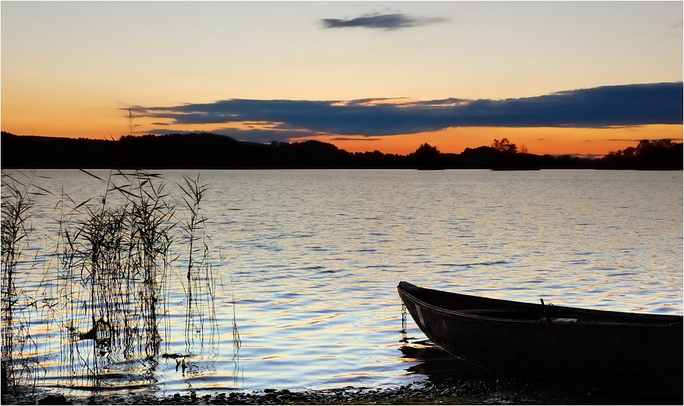 Sonnenuntergang am Seehamer See V