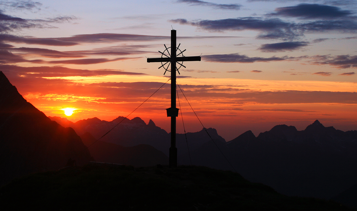 Sonnenuntergang am Seekogel