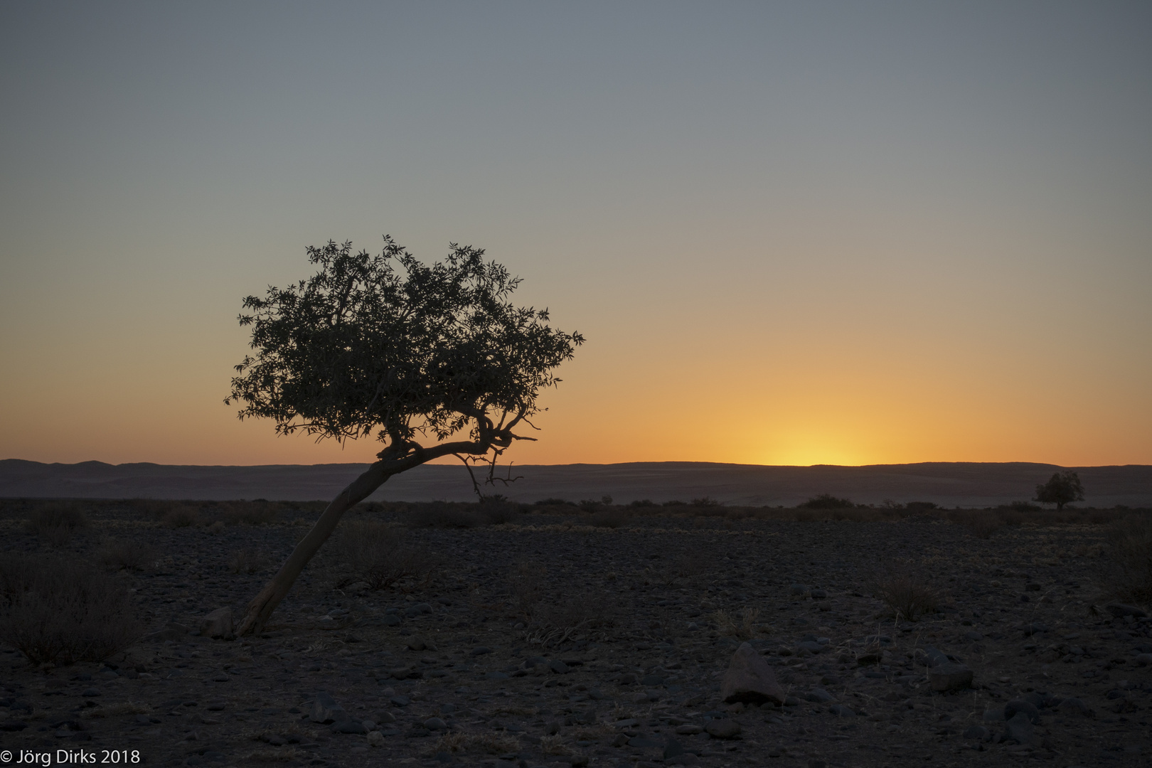 Sonnenuntergang am Sesriem Canyon