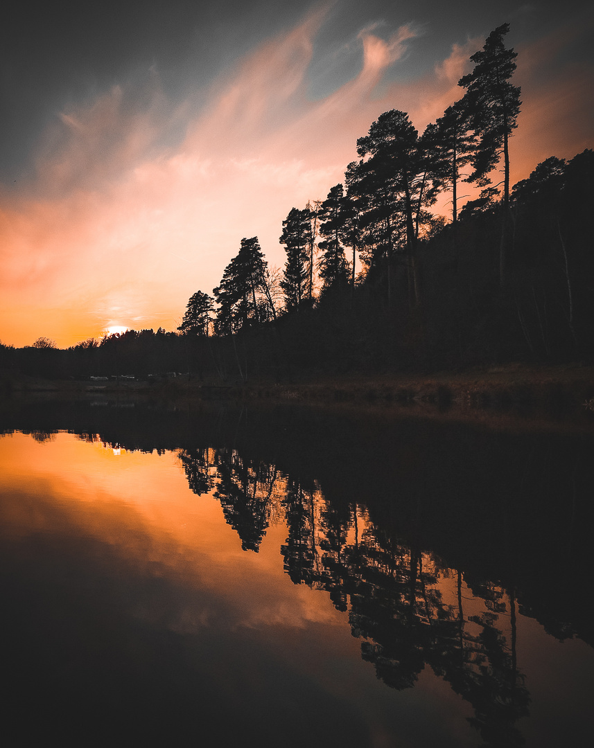 Sonnenuntergang am Silbersee (2)