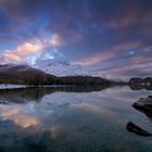 Sonnenuntergang am Silsersee