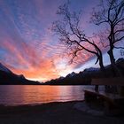 Sonnenuntergang am Silsersee