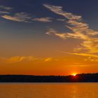 Sonnenuntergang am Simssee