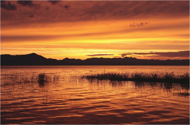 Sonnenuntergang am Skutarisee
