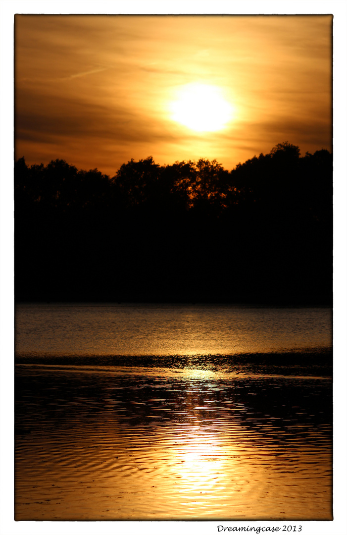 Sonnenuntergang am Sodenmattsee