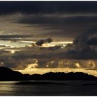 Sonnenuntergang am Sogne-Fjord