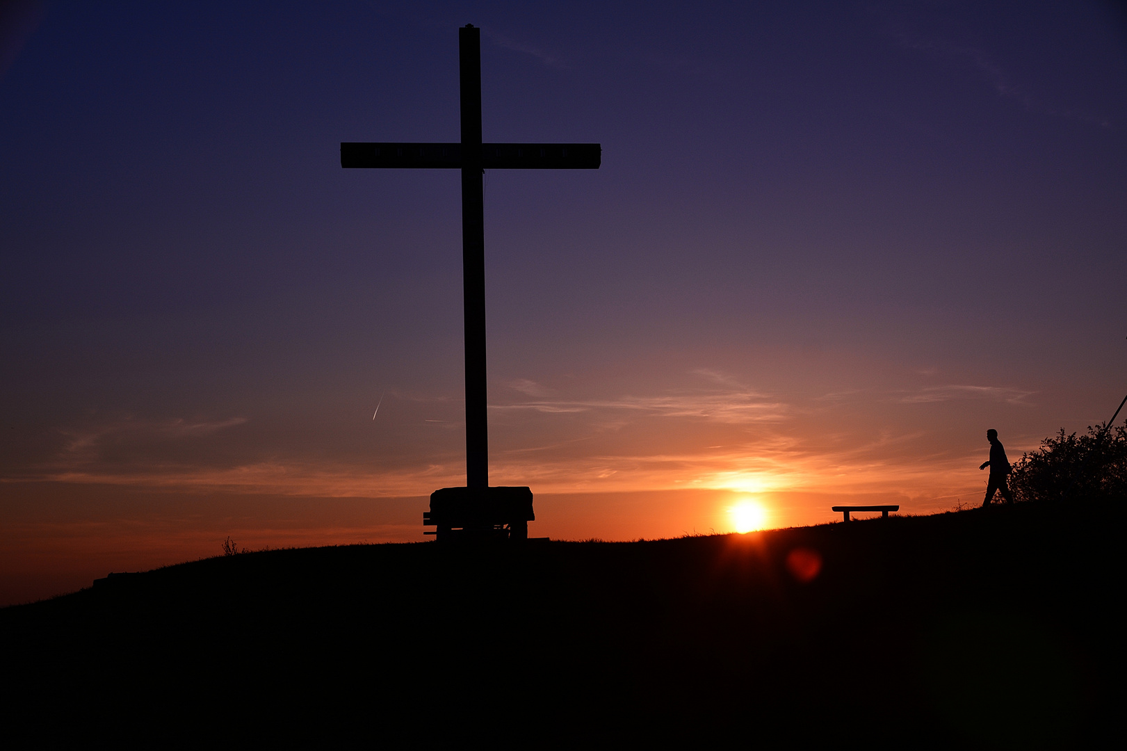 Sonnenuntergang am Sonnenstein 