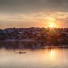 Sonnenuntergang am Sorpesee