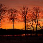 Sonnenuntergang am Sorpesee