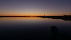 Sonnenuntergang am Speichersee