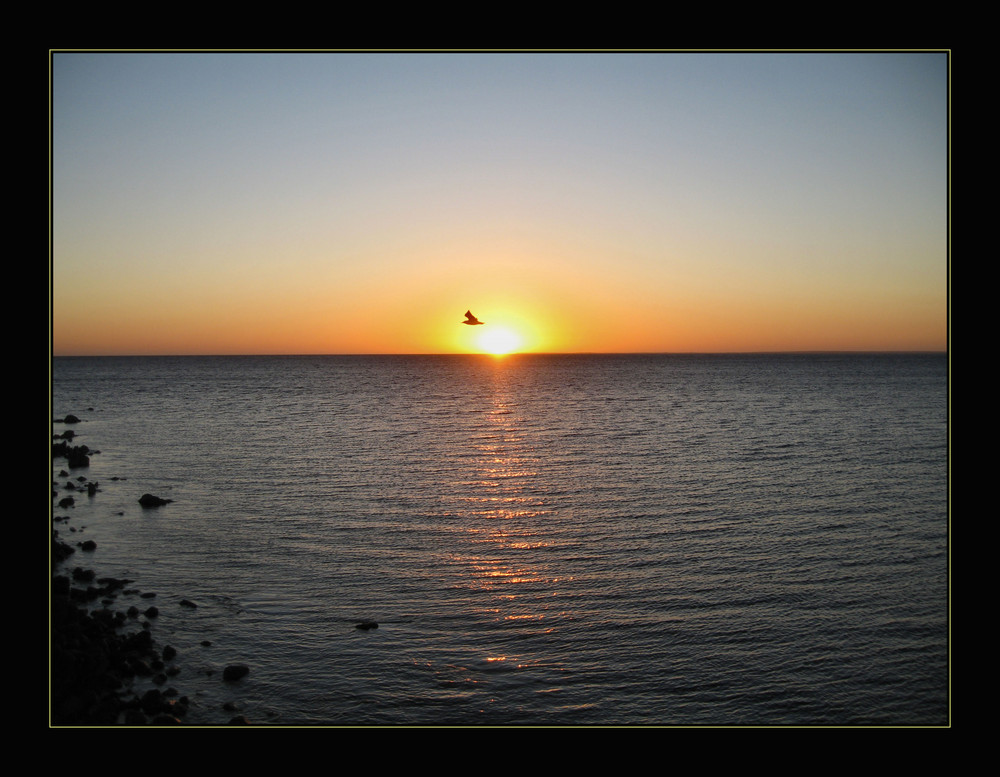 Sonnenuntergang am Spencer Gulf