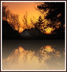 Sonnenuntergang am SpiegelSee