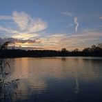 Sonnenuntergang am Spielmannsteich