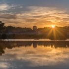 Sonnenuntergang am Stadtparksee