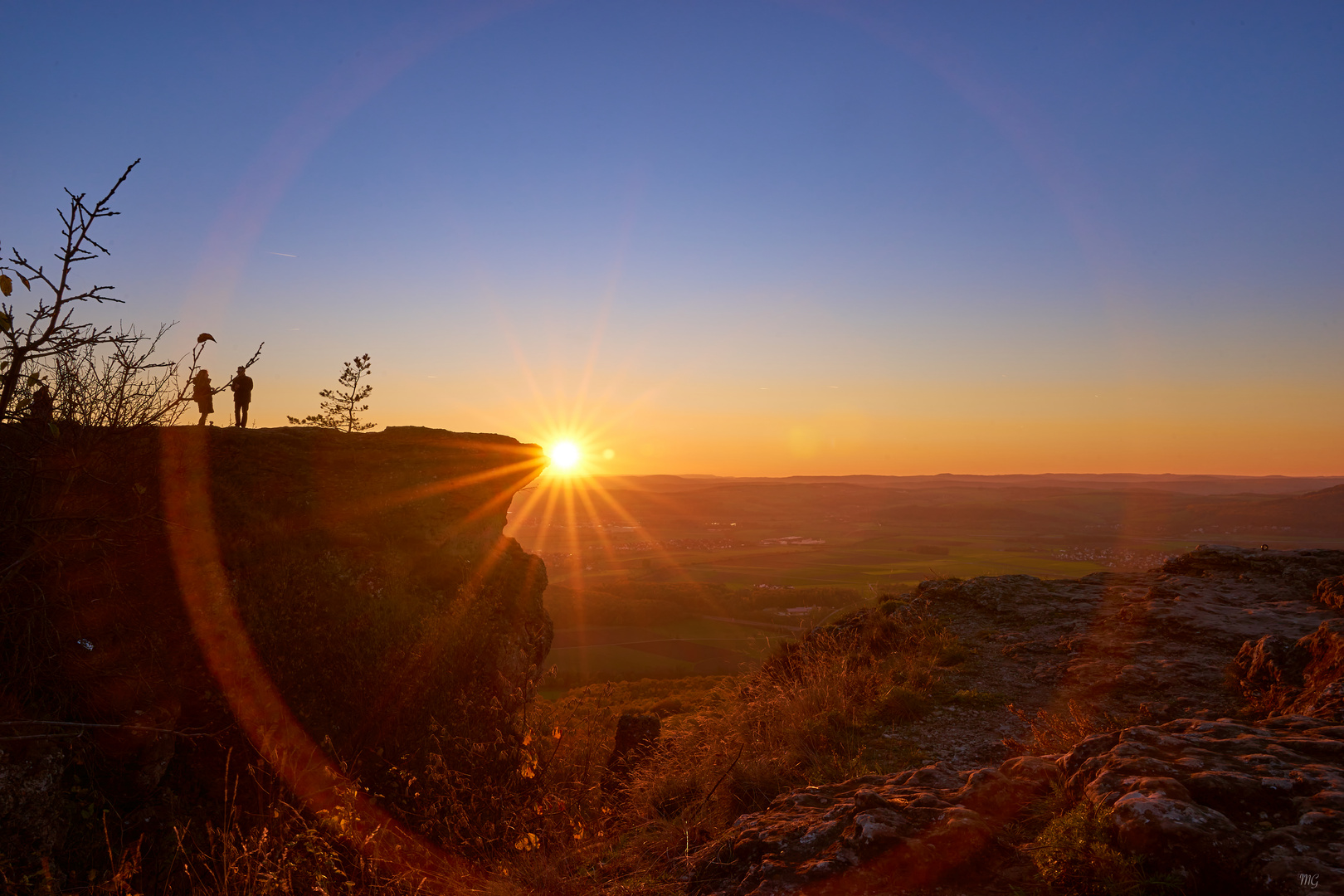 Sonnenuntergang am Staffelberg