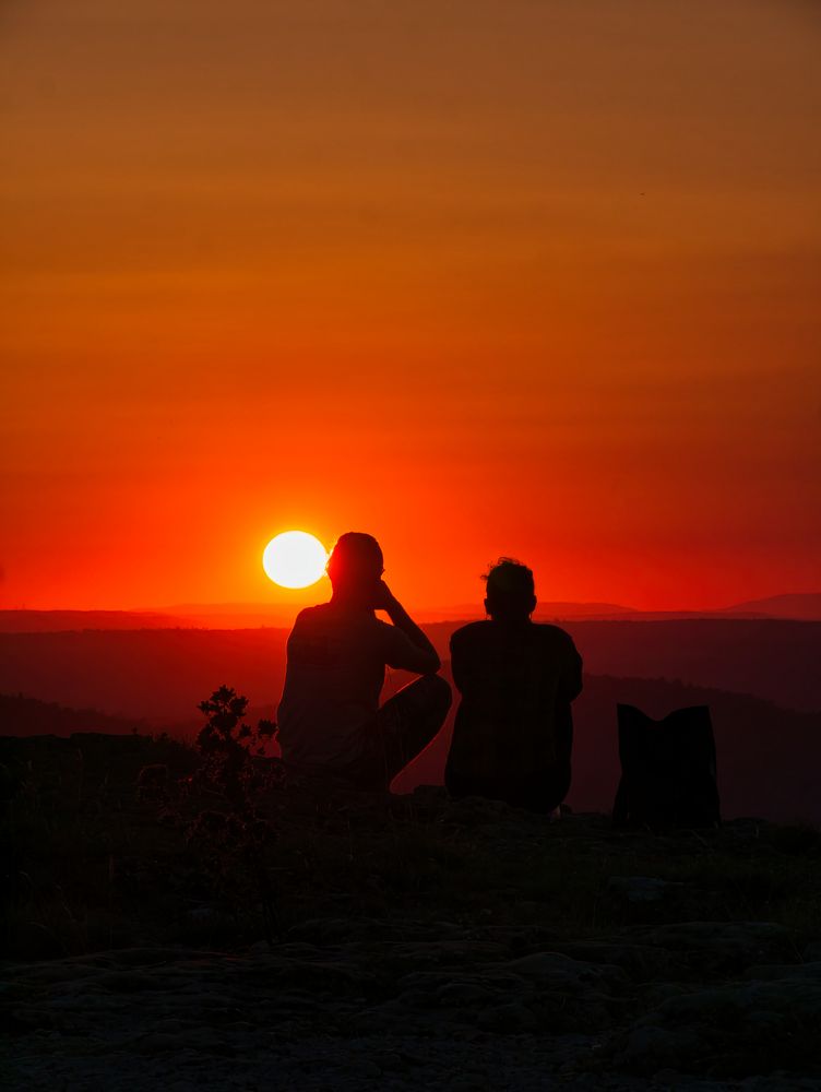 Sonnenuntergang am Staffelberg