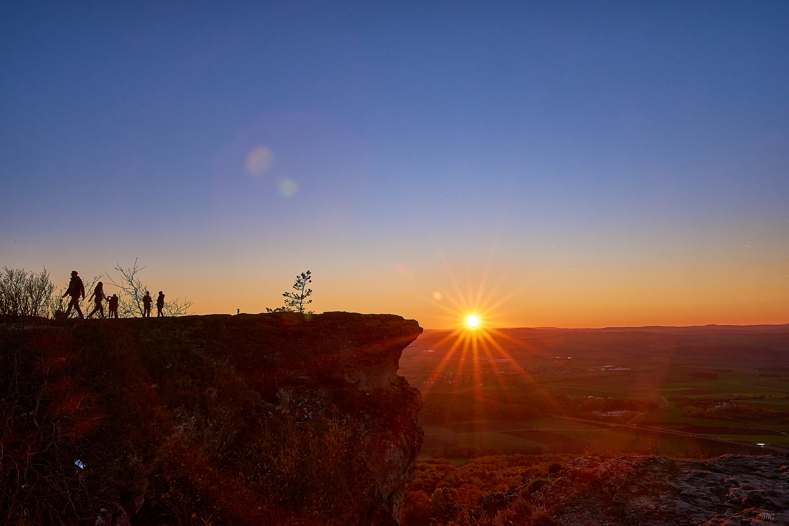 Sonnenuntergang am Staffelberg