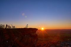 Sonnenuntergang am Staffelberg