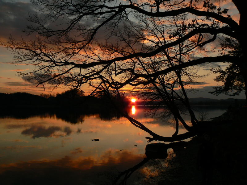 Sonnenuntergang am Staffelsee 1