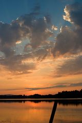 Sonnenuntergang am Staffelsee