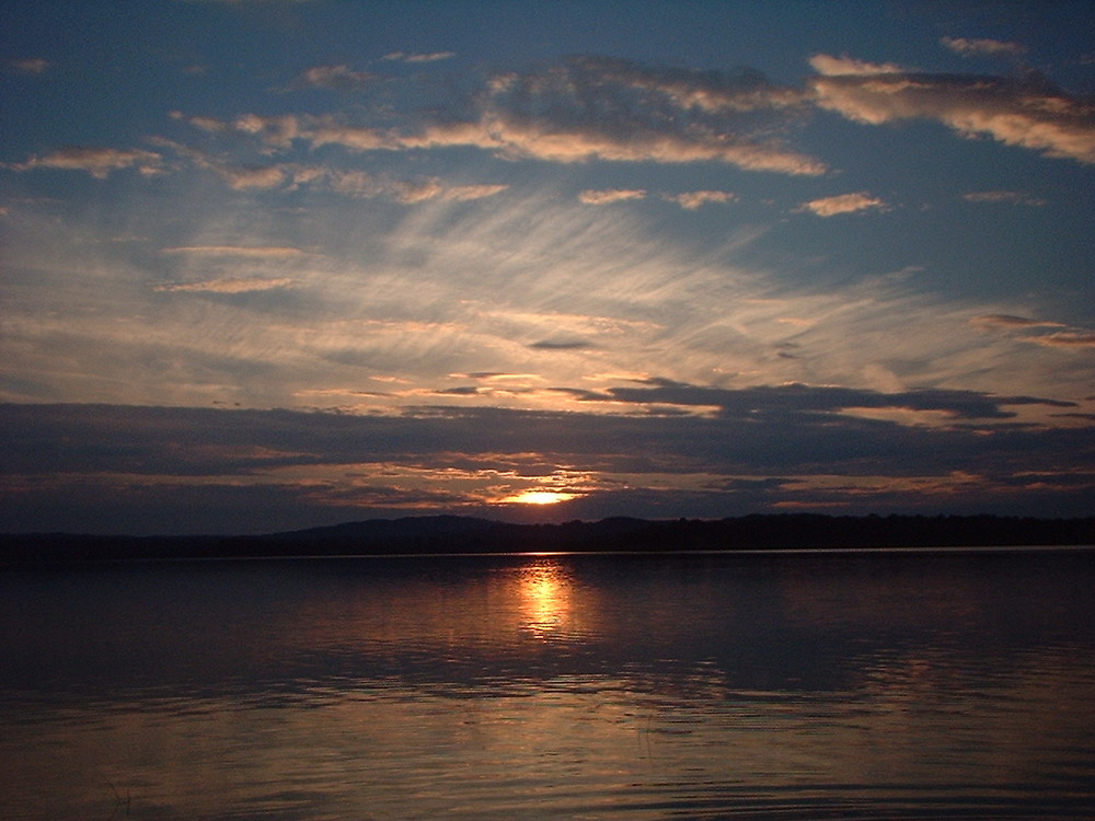 Sonnenuntergang am Staffelsee, 2003
