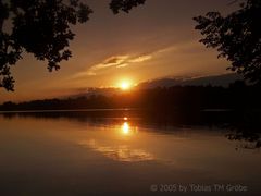 Sonnenuntergang am Staffelsee