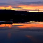 Sonnenuntergang am Starkholzbacher See 1