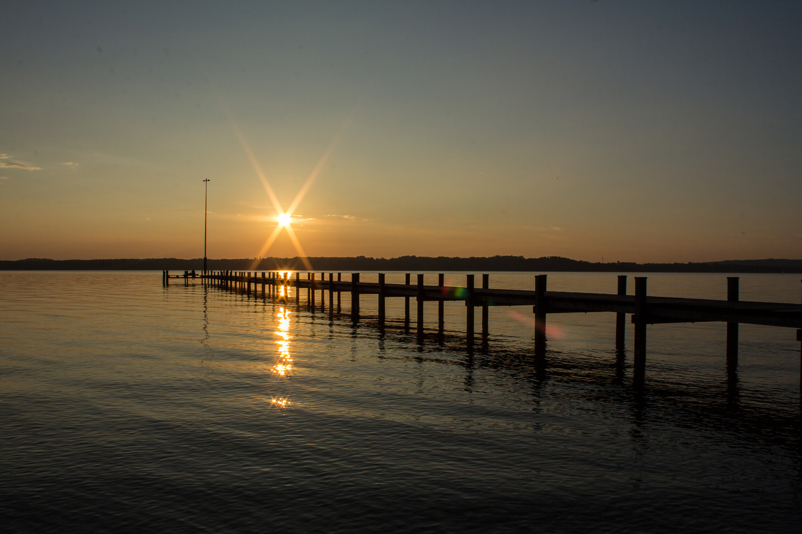 Sonnenuntergang am Starnbeger See2