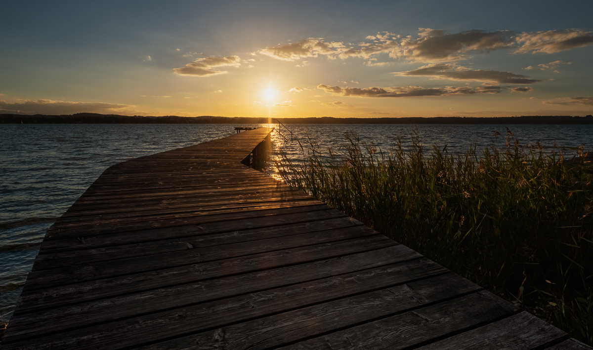 Sonnenuntergang am Starnberger See