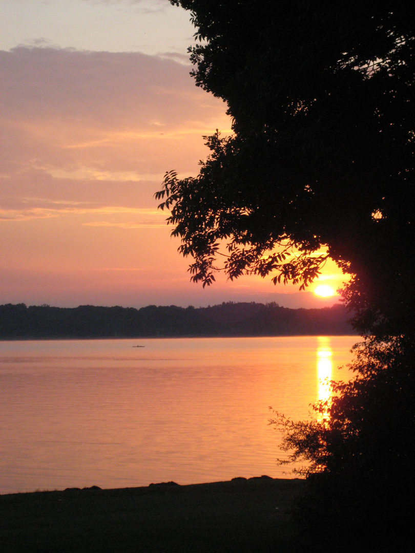 Sonnenuntergang am Starnberger See