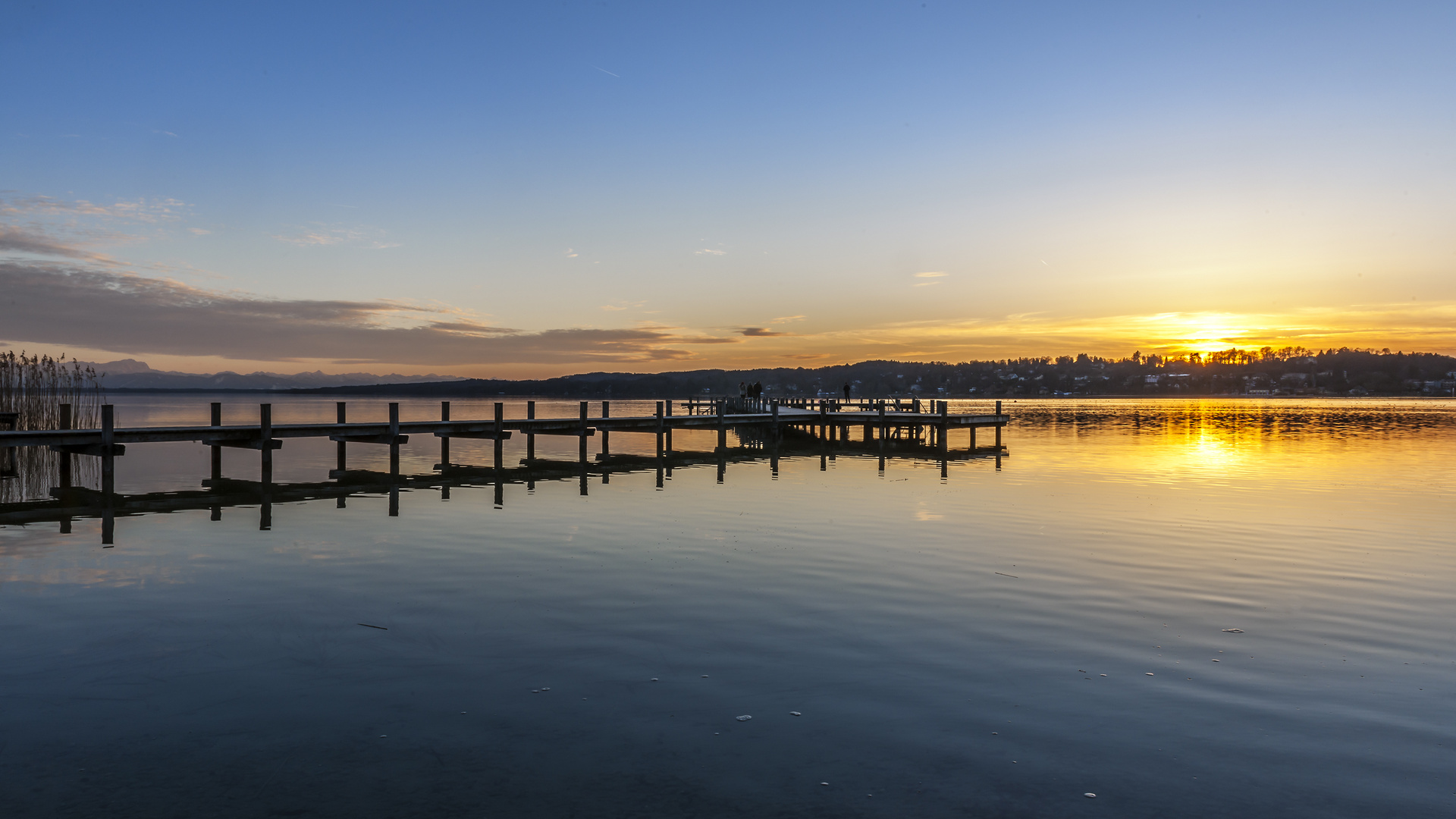 Sonnenuntergang am Starnberger See