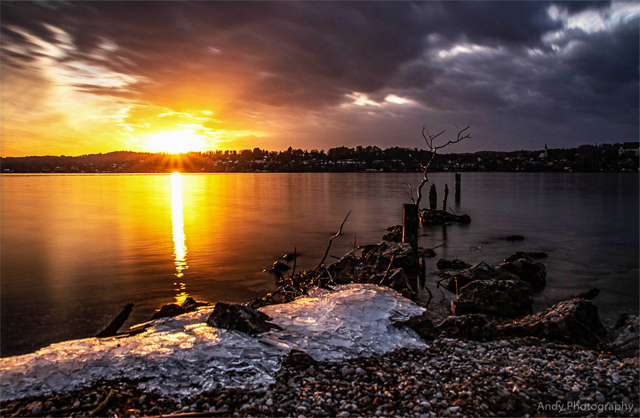 Sonnenuntergang am Starnberger See