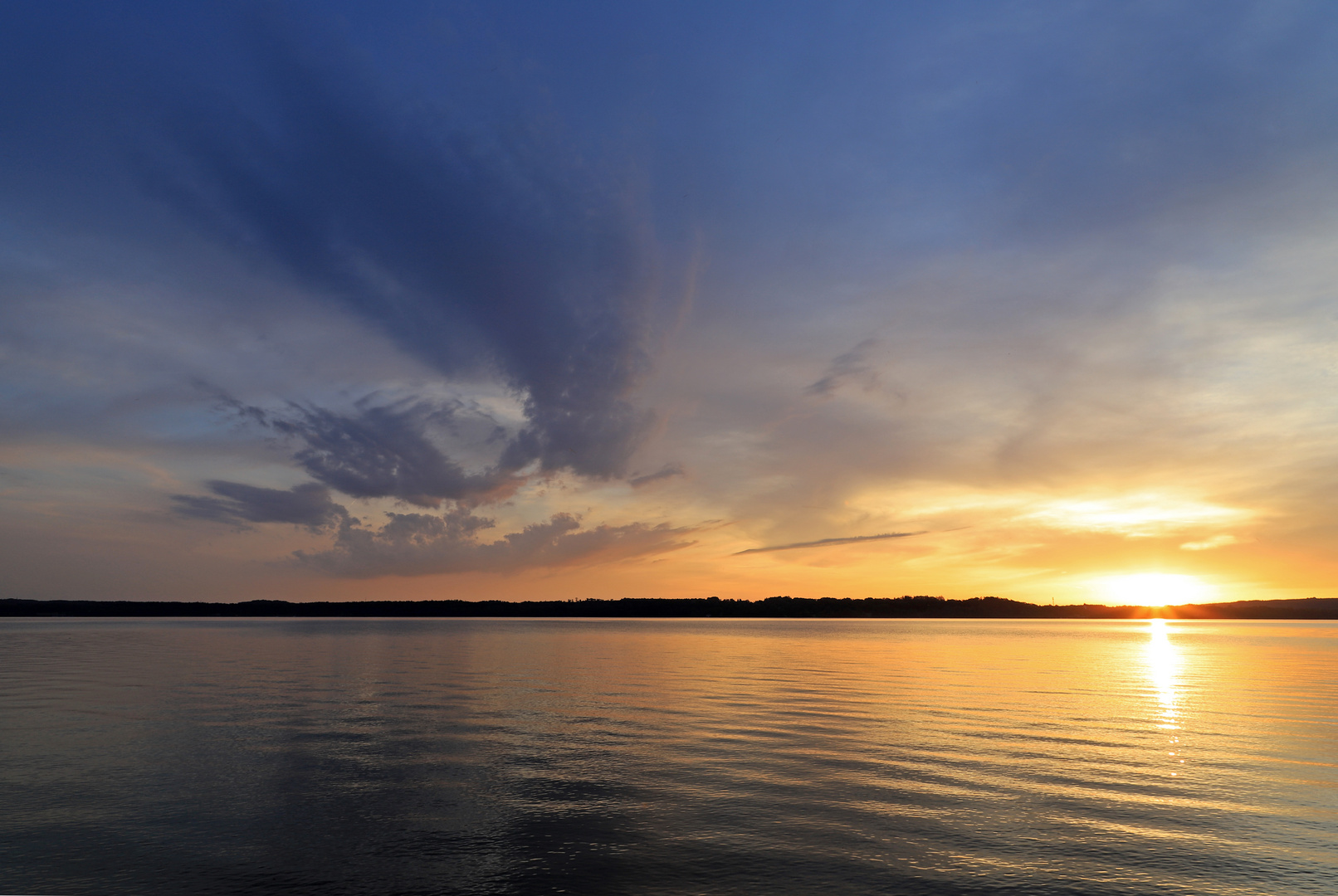 Sonnenuntergang am Starnberger See