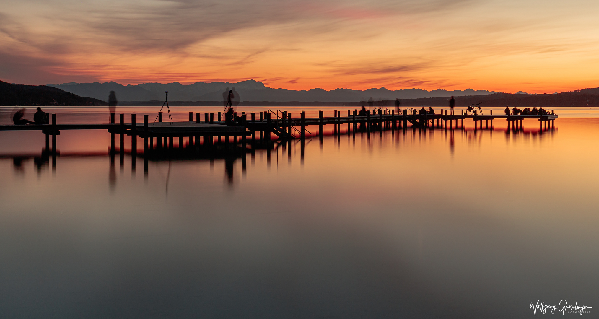 Sonnenuntergang am Starnberger See