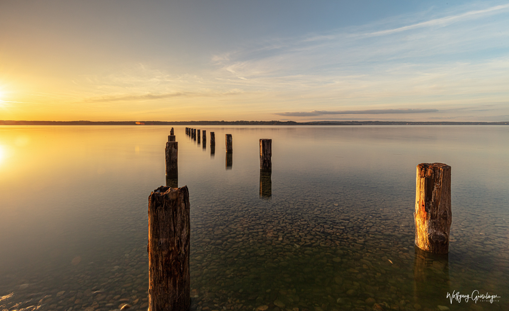 Sonnenuntergang am Starnberger See 