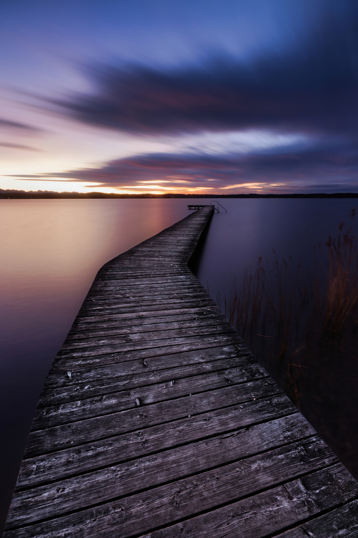 Sonnenuntergang am Starnberger See