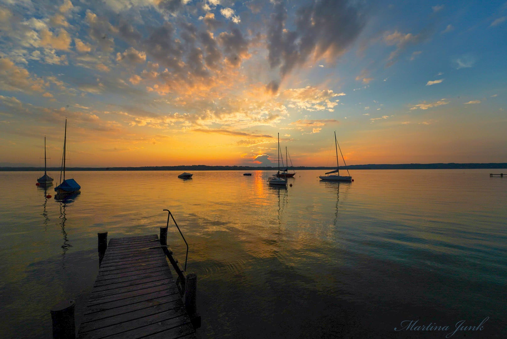 Sonnenuntergang am Starnberger See 