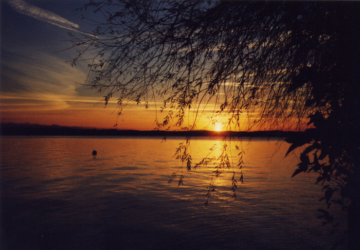 Sonnenuntergang am Starnberger See