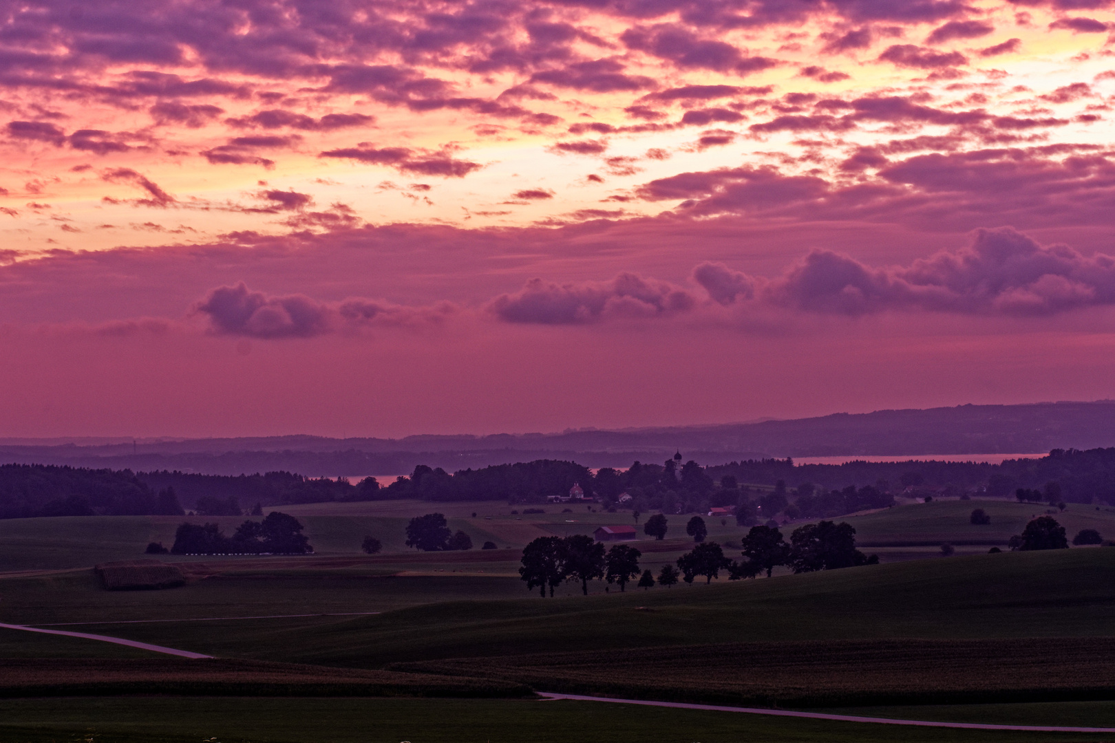 Sonnenuntergang am Starnberger See