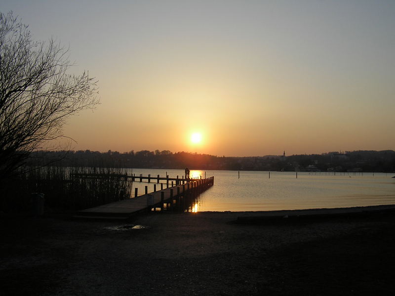 Sonnenuntergang am Starnberger See