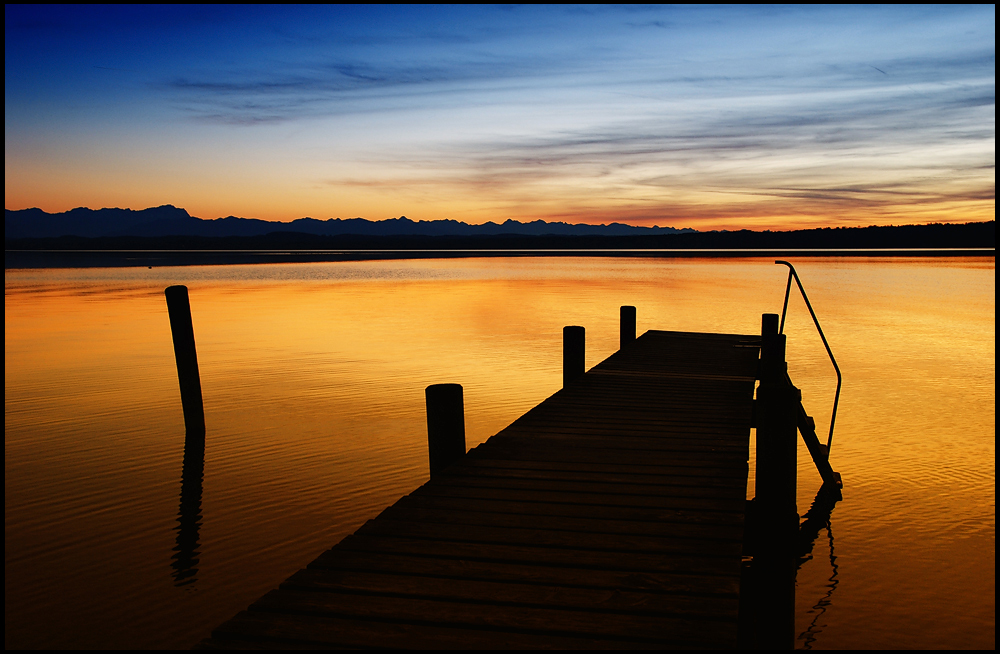 Sonnenuntergang am Starnberger See Foto & Bild | deutschland, europe,  bayern Bilder auf fotocommunity