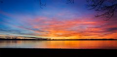 Sonnenuntergang am Starnberger See - November 2010