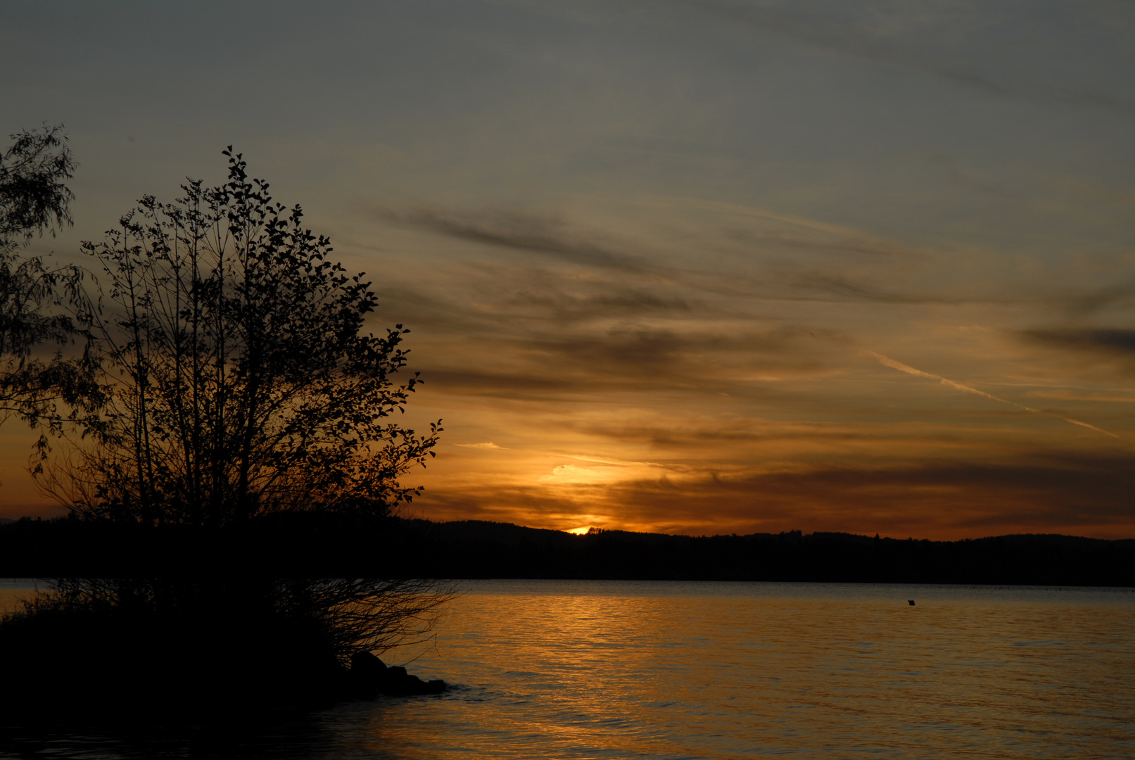 Sonnenuntergang am Starnbergersee