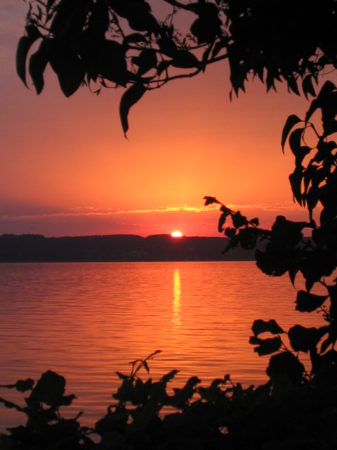 Sonnenuntergang am starnbergersee