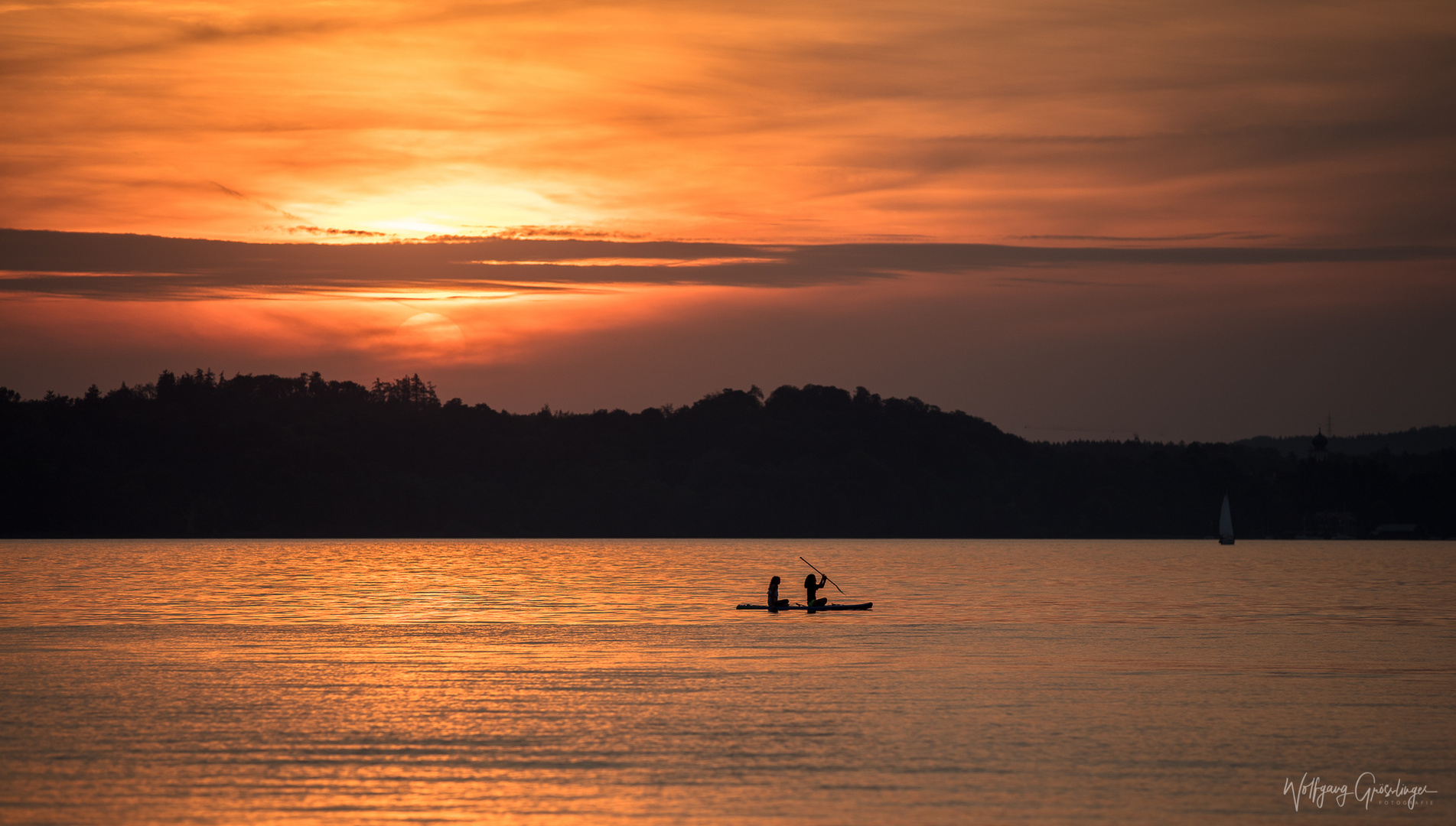 Sonnenuntergang am Starnbergersee