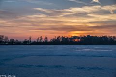 Sonnenuntergang am Staudhamer See (2)