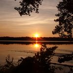 Sonnenuntergang am Stausee Rötha I