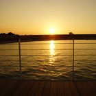 Sonnenuntergang am Steg Niendorf/Ostsee